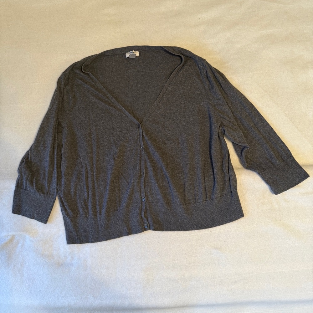 Old Navy Heather Gray Knit Top